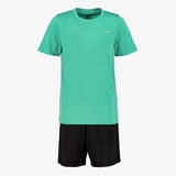 Dutchy tweedelige kinder sport set groen zwart