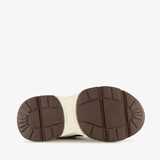 Dames dad sneakers bordeauxrood bruin