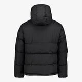 Gewatteerde heren jas zwart