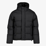 Produkt gewatteerde heren jas zwart