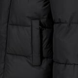 Gewatteerde heren jas zwart