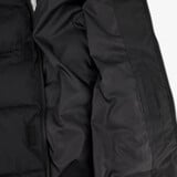 Gewatteerde heren jas zwart