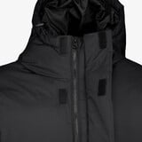 Gewatteerde heren jas zwart