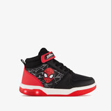 Hoge jongens sneakers met lichtjes zwart rood