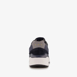Leren heren sneakers blauw