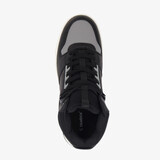 Hoge heren sneakers zwart met grijs