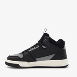 Hoge heren sneakers zwart met grijs
