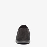 Heren pantoffels rib zwart
