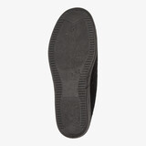 Heren pantoffels rib zwart