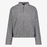 TwoDay dames bouclé bomber jas grijs