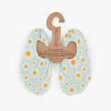 Slipstop kinder schoenen met madeliefjes lichtblauw