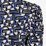 Twoday dames top blauw en wit