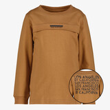 Unsigned jongens shirt met backprint bruin