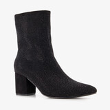 Nova dames glitter enkellaarsjes met hak