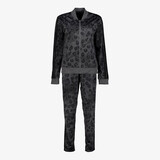 Adidas 3S TR AOP dames trainingspak zwart grijs