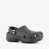 Crocs Classic Platform Clog dames klompen zwart