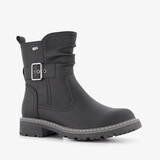 Blue Box dames enkellaarsjes met gesp zwart