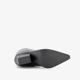 Hoge cowboylaarzen met hak zwart