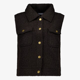 TwoDay dames teddy gilet zwart