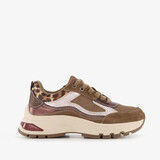 Dames sneaker bruin