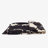 Dames sjaal met print zwart beige