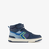 Hoge jongens sneakers blauw