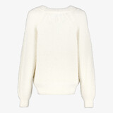 Dames vest met zilverkleurige knopen wit