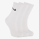 3 paar Nike Cushioned Crew sokken wit