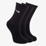 3 paar Nike Cushioned Crew sokken zwart