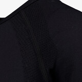 Naadloos cropped meisjes sport T-shirt zwart