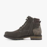 Heren veterboots grijs