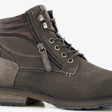 Heren veterboots grijs