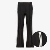 TwoDay dames wide leg broek met bies zwart
