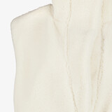 Dames teddy gilet beige