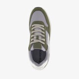 Heren sneakers groen grijs