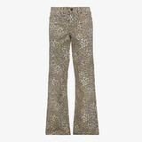TwoDay dames wide leg jeans luipaardprint lengte 31