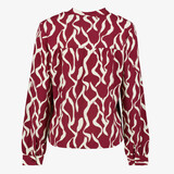 Twoday blouse dames bordeaux rood