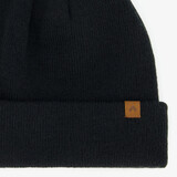 Gebreide jongens muts zwart