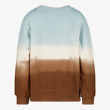 Jongens sweater blauw bruin