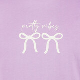 Meisjes sweater met backprint lila