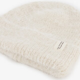 Gebreide dames muts wit
