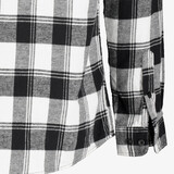 Heren overhemd zwart/wit