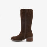 Suède dames laarzen chocolate