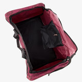 Sporttas met panterprint 26 liter bordeauxrood