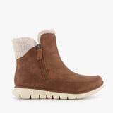 Synergy - Collab gevoerde dames enkellaarsjes bruin