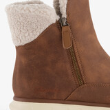 Synergy - Collab gevoerde dames enkellaarsjes bruin