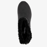 Slip-Ins On The Go gevoerde dames boots zwart