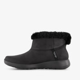 Slip-Ins On The Go gevoerde dames boots zwart