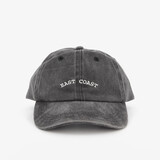 Heren pet washed grijs