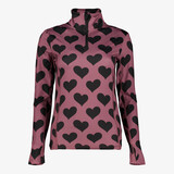 Mountain Peak dames skipully met rits hartjes